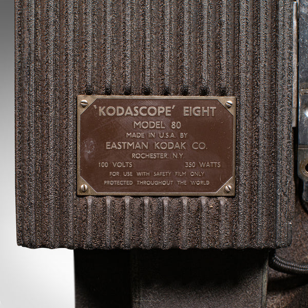 Vintage Cinema Projector Lamp, American, Converted Accent Light, Kodak, C.1940