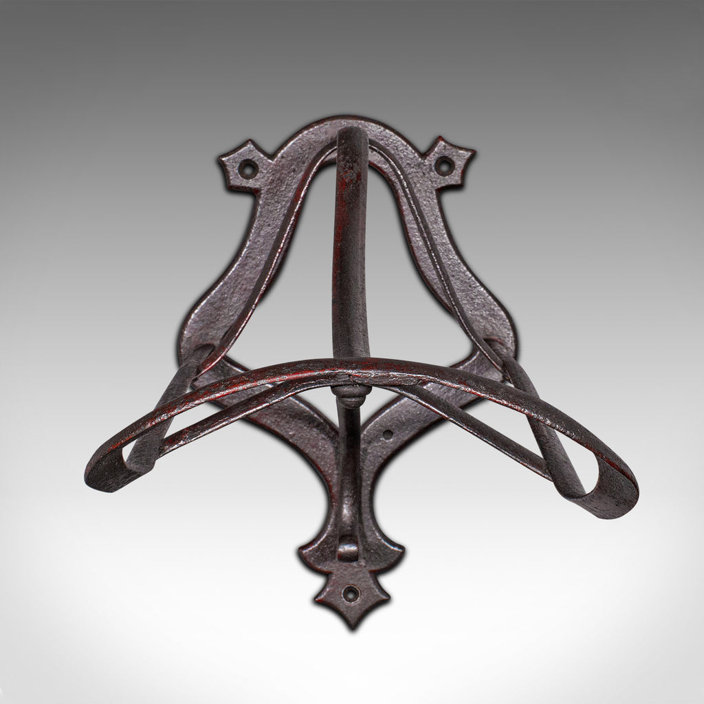 Antique Saddle Rack, English, Cast Iron, Wall, Equestrian Tack Rest ...