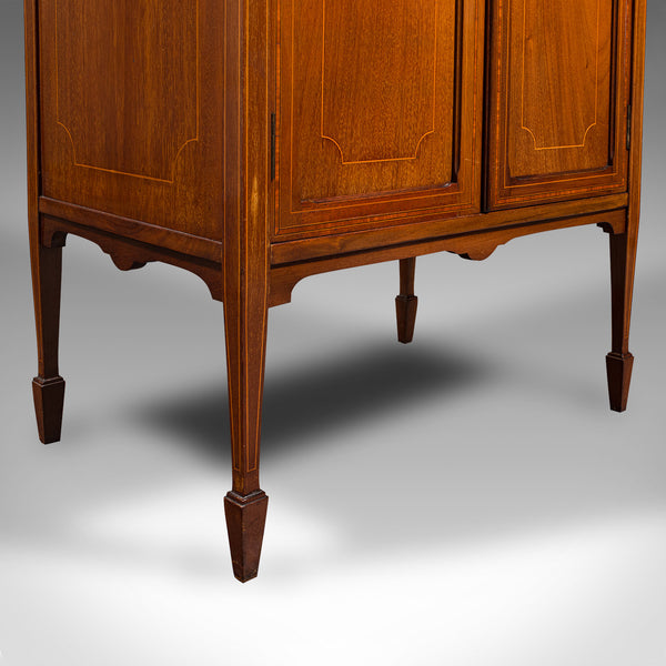 Antique Gentleman's Literary Cabinet, English, Music, Folio Stand, Edwardian