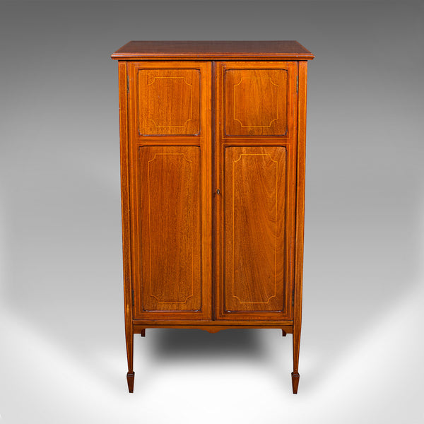 Antique Gentleman's Literary Cabinet, English, Music, Folio Stand, Edwardian