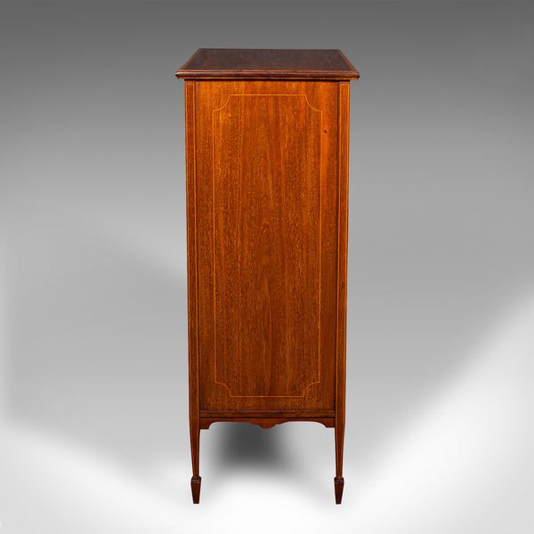Antique Gentleman's Literary Cabinet, English, Music, Folio Stand, Edwardian
