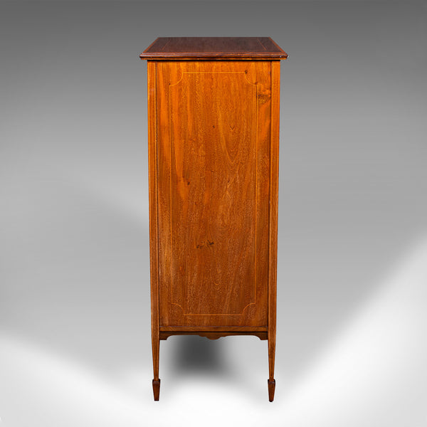 Antique Gentleman's Literary Cabinet, English, Music, Folio Stand, Edwardian