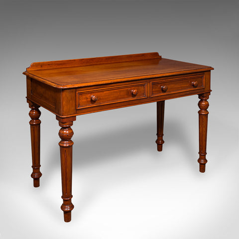 Antique Ladies Writing Desk, English, Correspondence, Side Table, Mid Victorian