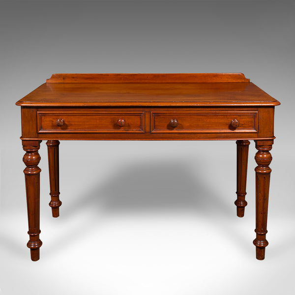 Antique Ladies Writing Desk, English, Correspondence, Side Table, Mid Victorian