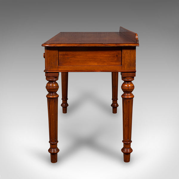 Antique Ladies Writing Desk, English, Correspondence, Side Table, Mid Victorian