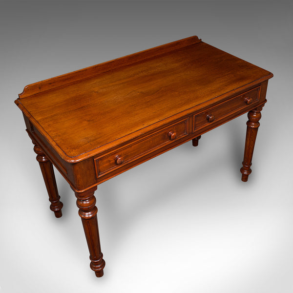 Antique Ladies Writing Desk, English, Correspondence, Side Table, Mid Victorian
