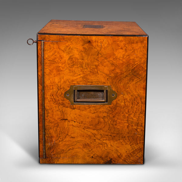 Antique Gentleman's Cigar Humidor, English, Campaign Smoker's Box, Regency, 1820