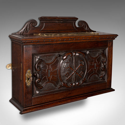 Antique Hotel Guest Key Box, Scottish, Country House, Reception, Edwardian, 1910