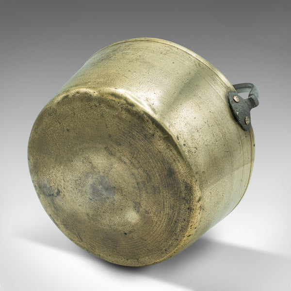 Antique Decorative Jam Pan, English, Brass Planter, Jardiniere, Georgian, C.1800