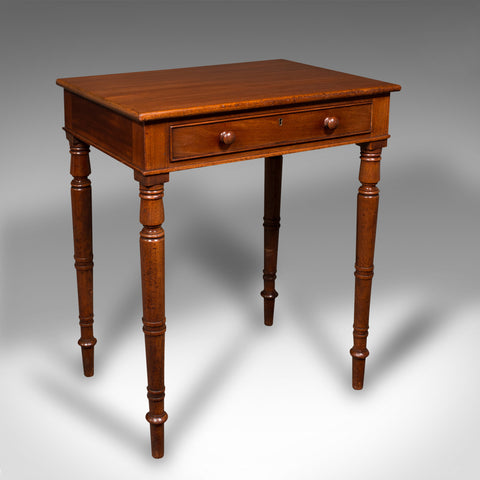 Small Antique Side Table, English, Nook, Lamp, Hall, Bedroom, Lounge, Victorian