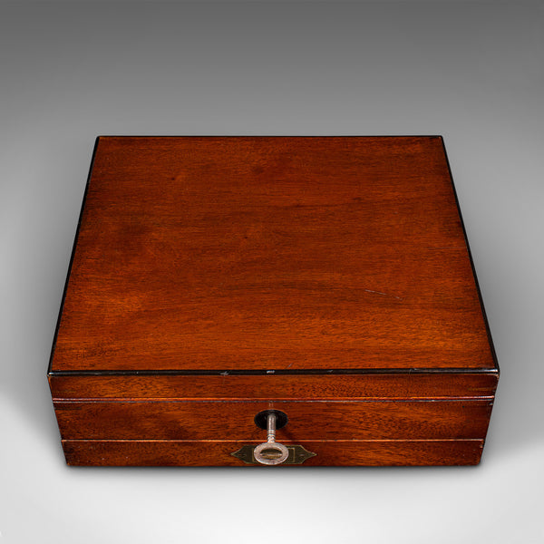 Antique Artist's Paint Box, English, Carry Case, Winsor & Newton, Late Victorian