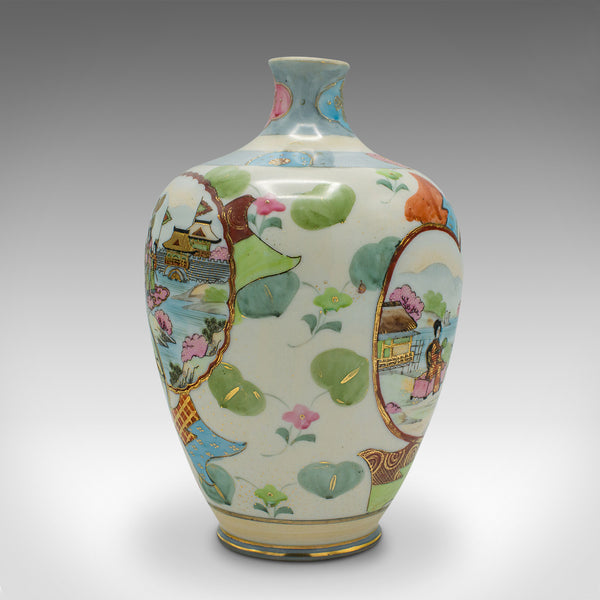 Vintage Decorative Posy Vase, Japanese, Ceramic, Flower Urn, Noritake, Art Deco