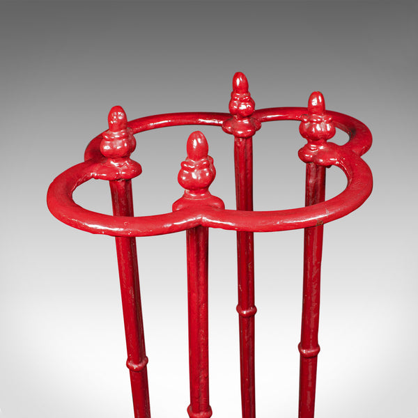 Antique Decorative Stick Stand, English Cast Iron Umbrella Rack, Victorian, 1850