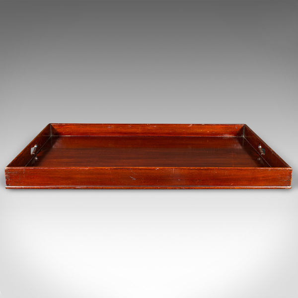 Large Antique Butler's Tray, English Walnut, Afternoon Tea Valet, Georgian, 1800