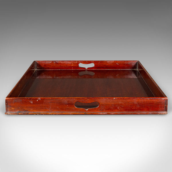 Large Antique Butler's Tray, English Walnut, Afternoon Tea Valet, Georgian, 1800