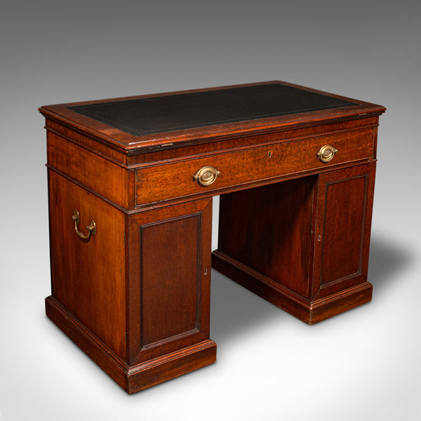 Antique Architect's Desk, English, Adjustable, Draughtsman, Pedestal, Georgian