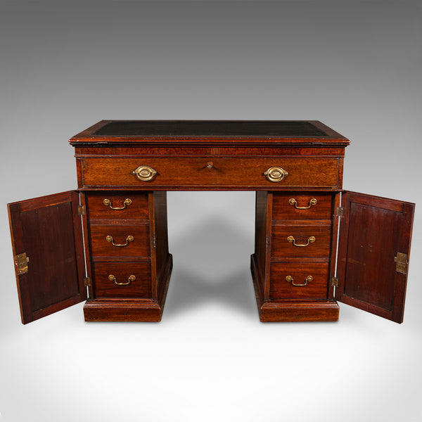 Antique Architect's Desk, English, Adjustable, Draughtsman, Pedestal, Georgian