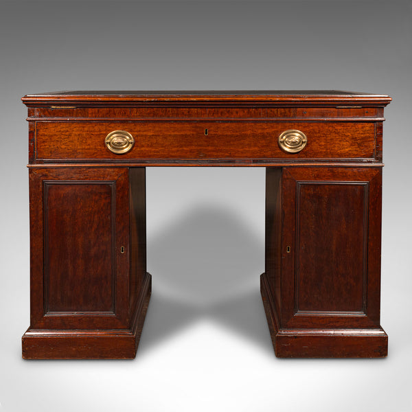 Antique Architect's Desk, English, Adjustable, Draughtsman, Pedestal, Georgian