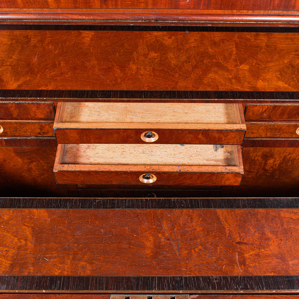 Antique Cabinet Maker's Chest, English, Tool Trunk, Fitted Interior, Victorian