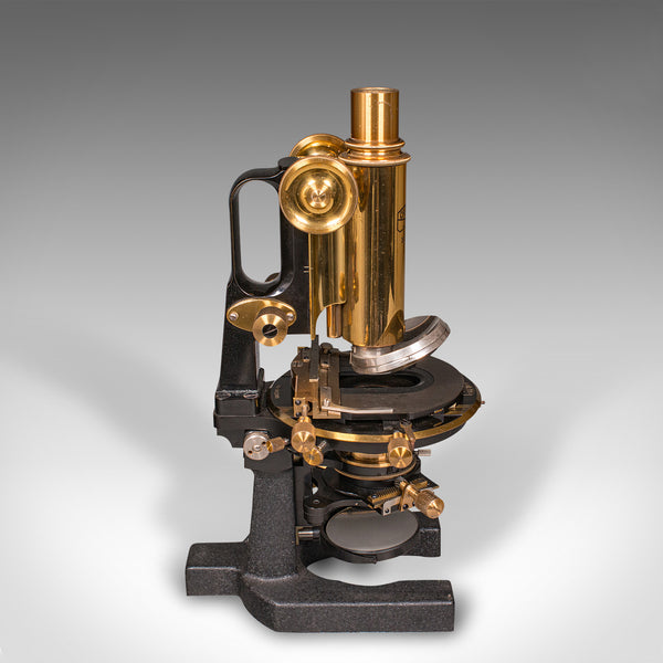 Antique Laboratory Microscope, German, Scientific Instrument, Carl Zeiss Jena