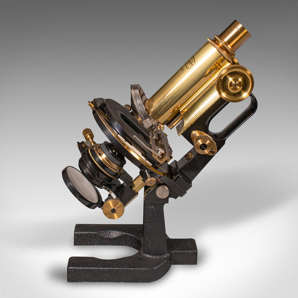 Antique Laboratory Microscope, German, Scientific Instrument, Carl Zeiss Jena
