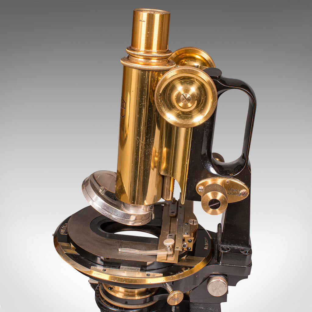 German Lab Instruments Antique Laboratory Microscope, German, Scientific Instrument, Zeiss ...