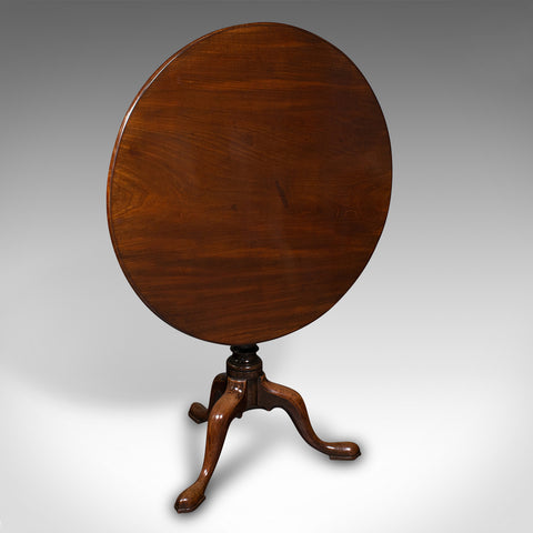 Antique Tilt Top Table, English, Side, Lamp, Breakfast, Georgian, Circa 1820