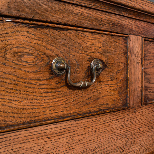 7' 5" Vintage Country House Dresser Base, English, Sideboard, Georgian Revival