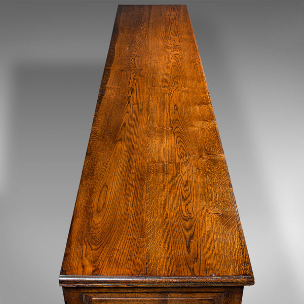 7' 5" Vintage Country House Dresser Base, English, Sideboard, Georgian Revival