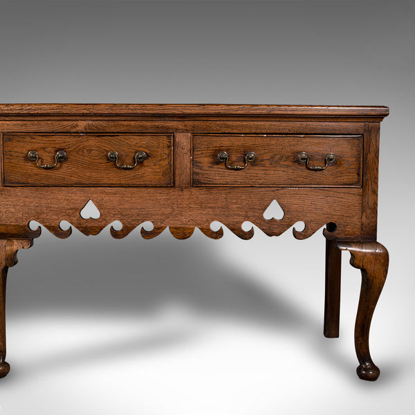 7' 5" Vintage Country House Dresser Base, English, Sideboard, Georgian Revival