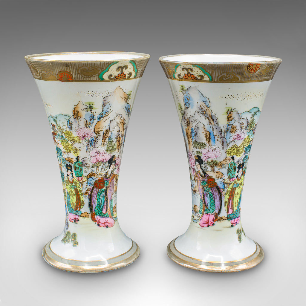 Pair Of Vintage Decorative Flower Vases, Japanese Ceramic, Noritake... –  London Fine Antiques