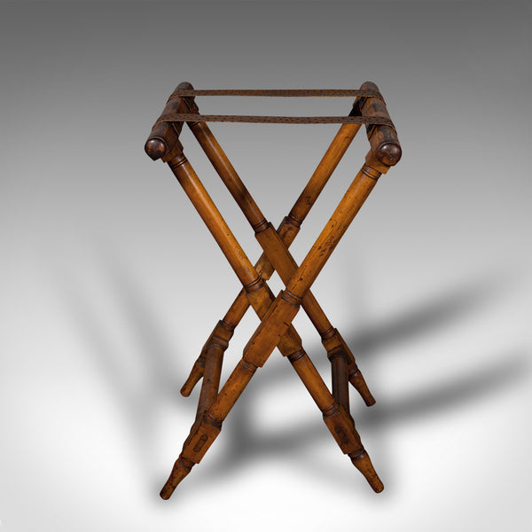 Antique Country House Luggage Stand, Scottish Valet, Wylie & Lochhead, Victorian