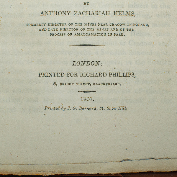 Antique Travels from Buenos Aires, English Language, Guide Book, Georgian, 1807