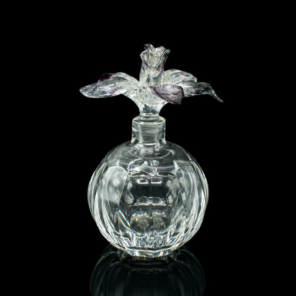 Contemporary Decorative Perfume Bottle, English, Cut Glass, Scent, Fragrance