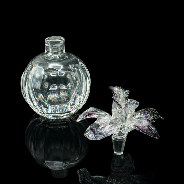 Contemporary Decorative Perfume Bottle, English, Cut Glass, Scent, Fragrance