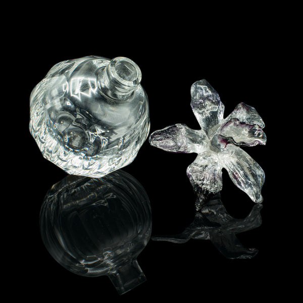 Contemporary Decorative Perfume Bottle, English, Cut Glass, Scent, Fragrance