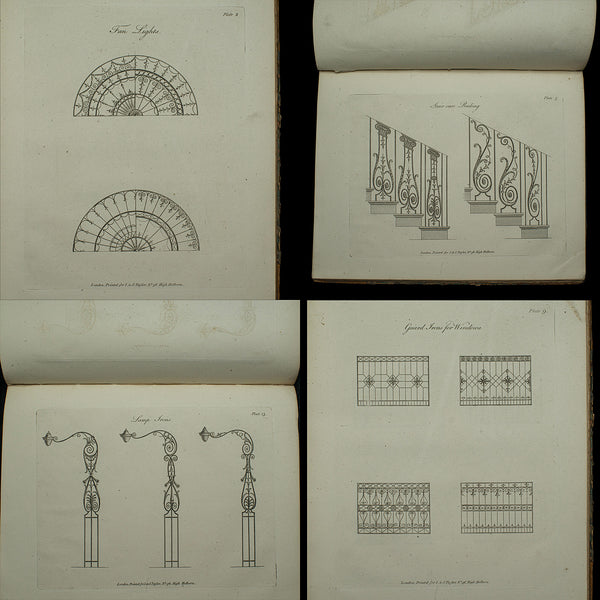 Antique Architect's Folio, Design For a Theatre, English, George Wyatt, Georgian