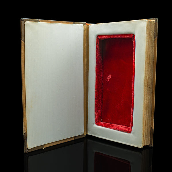 Antique Book Safe, English, Bound Keepsafe Box, Home Library, Edwardian, C.1910