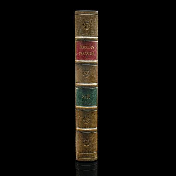 Antique Book Safe, English, Bound Keepsafe Box, Home Library, Edwardian, C.1910