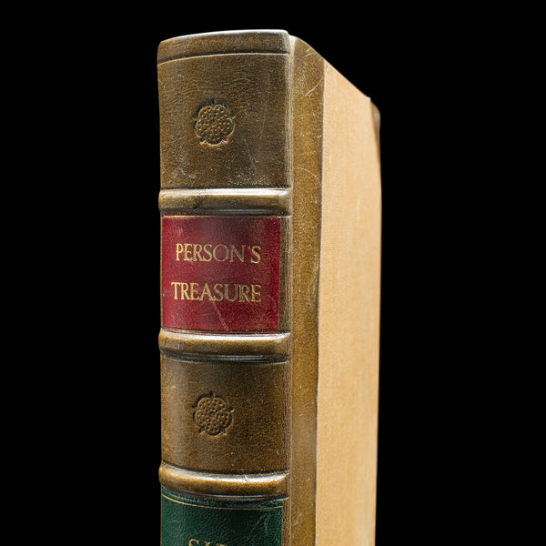 Antique Book Safe, English, Bound Keepsafe Box, Home Library, Edwardian, C.1910