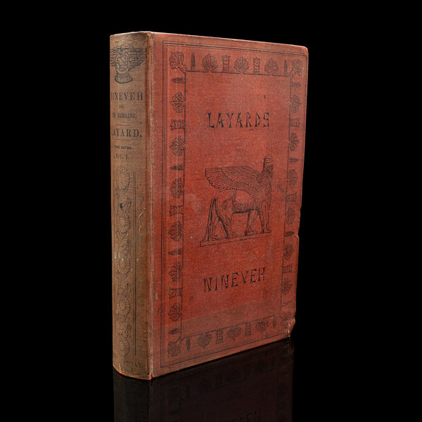 Antique 2nd Edition Book, Nineveh & Its Remains Vol.1, English, Victorian, 1849