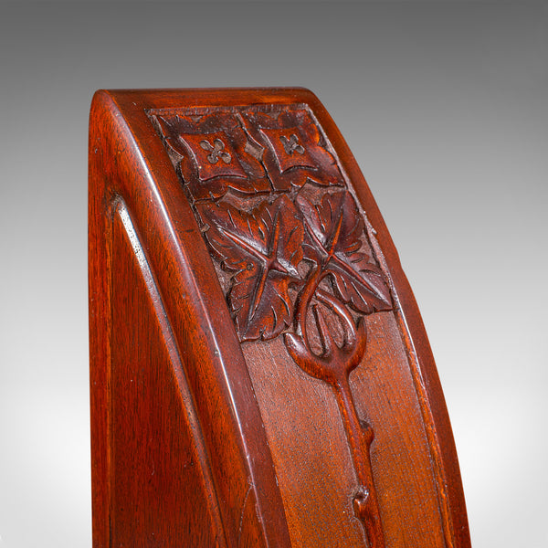 Pair Of Antique Weighted Bookends, English, Book Rest, Art Nouveau, Edwardian