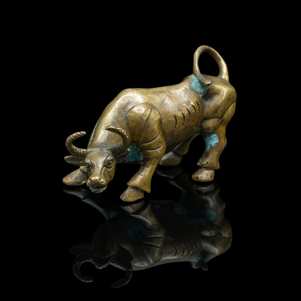 Small Antique Decorative Water Buffalo, Malayan, Bronze, Victorian, Circa 1900