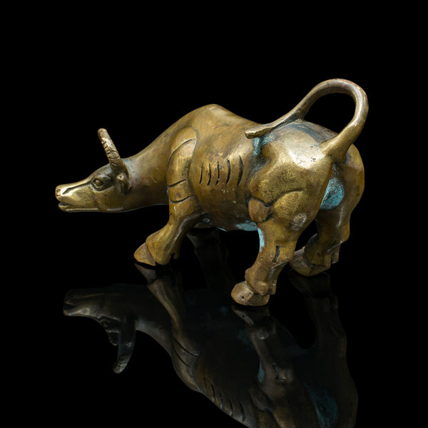 Small Antique Decorative Water Buffalo, Malayan, Bronze, Victorian, Circa 1900