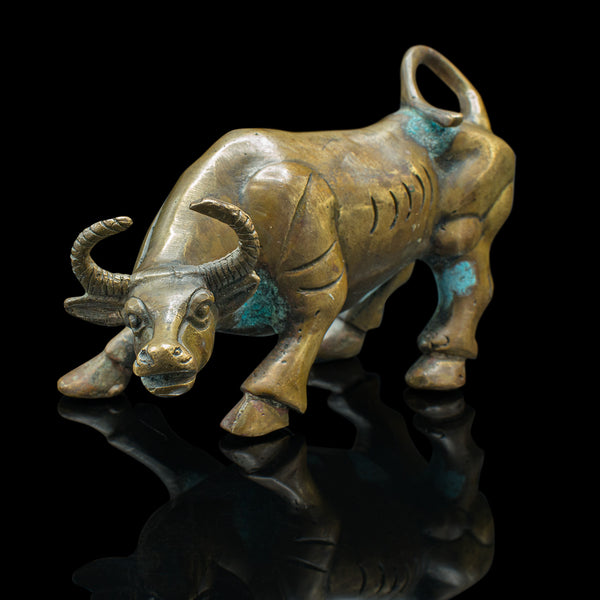 Small Antique Decorative Water Buffalo, Malayan, Bronze, Victorian, Circa 1900