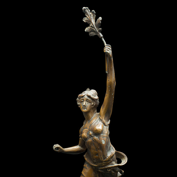 Pair Of Antique Decorative Figures, French Bronze Spelter, Classic Taste, Statue
