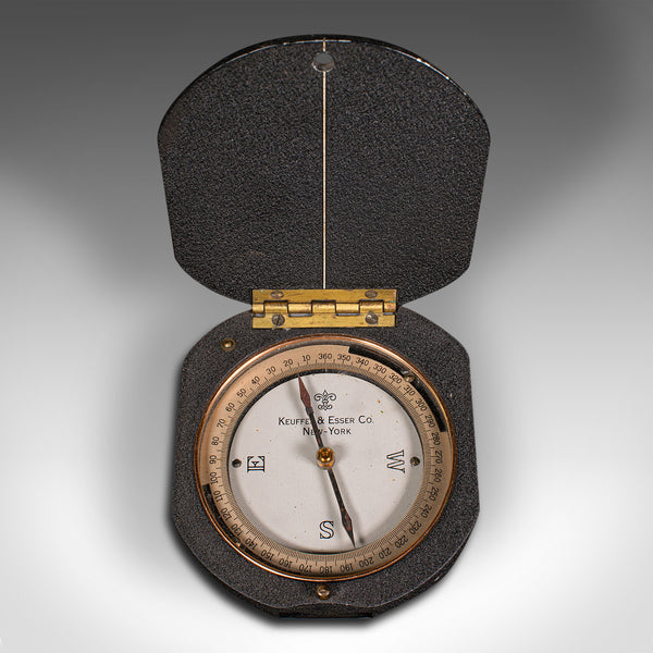 Vintage Military Compass, American, Navigation Aid, Keuffel & Esser, 5600X Model