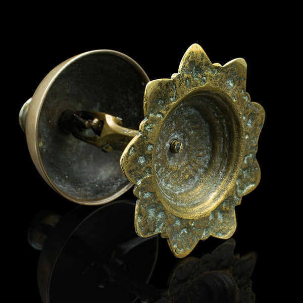 Antique Reception Bell, English, Brass, Country House, Counter Top, Victorian