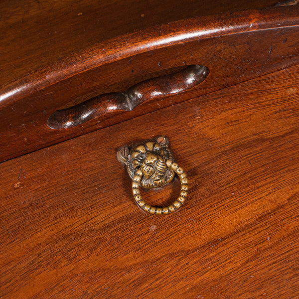 Antique Butler's Silver Valet Stand, English, Walnut, Work Box, Victorian, 1880