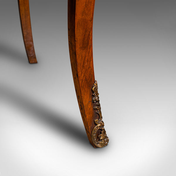 Antique Bonheur Du Jour, French, Walnut, Ladies Writing Desk, Victorian, C.1900